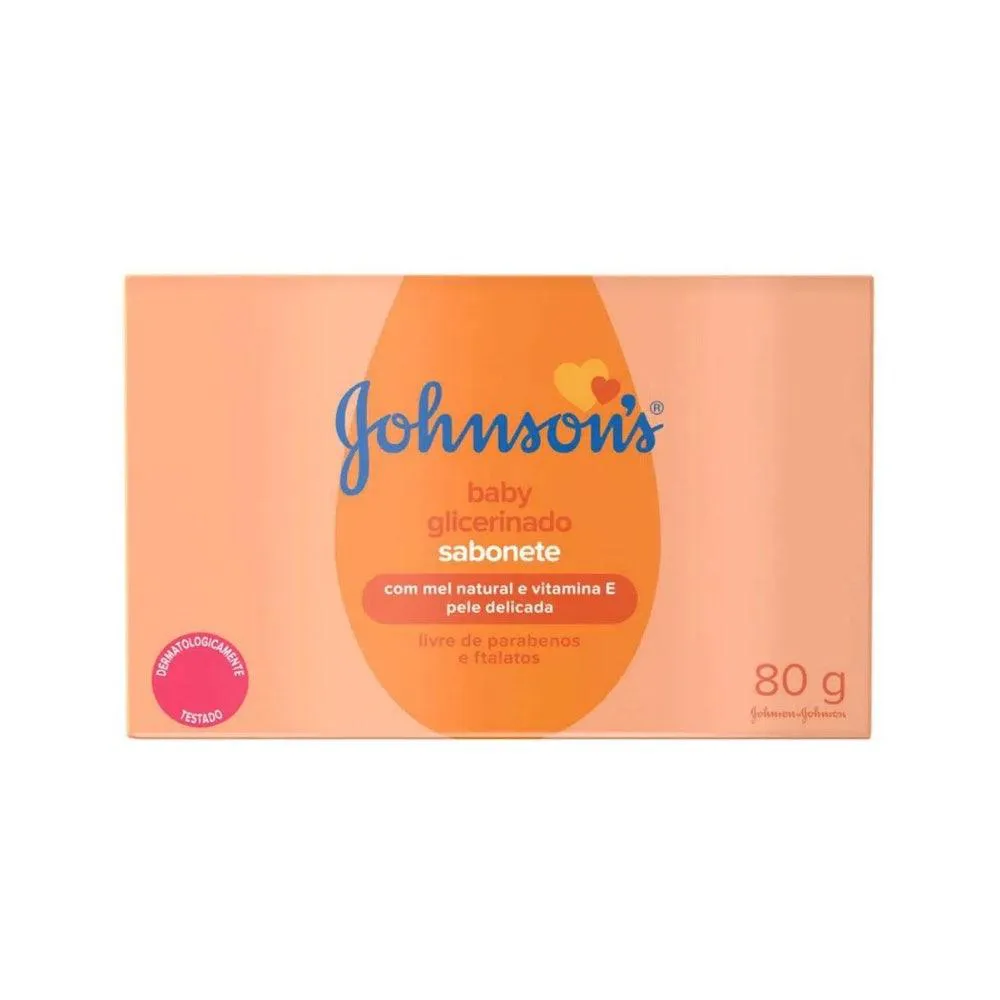 Sabonete Infantil Johnson Glicerina 80G