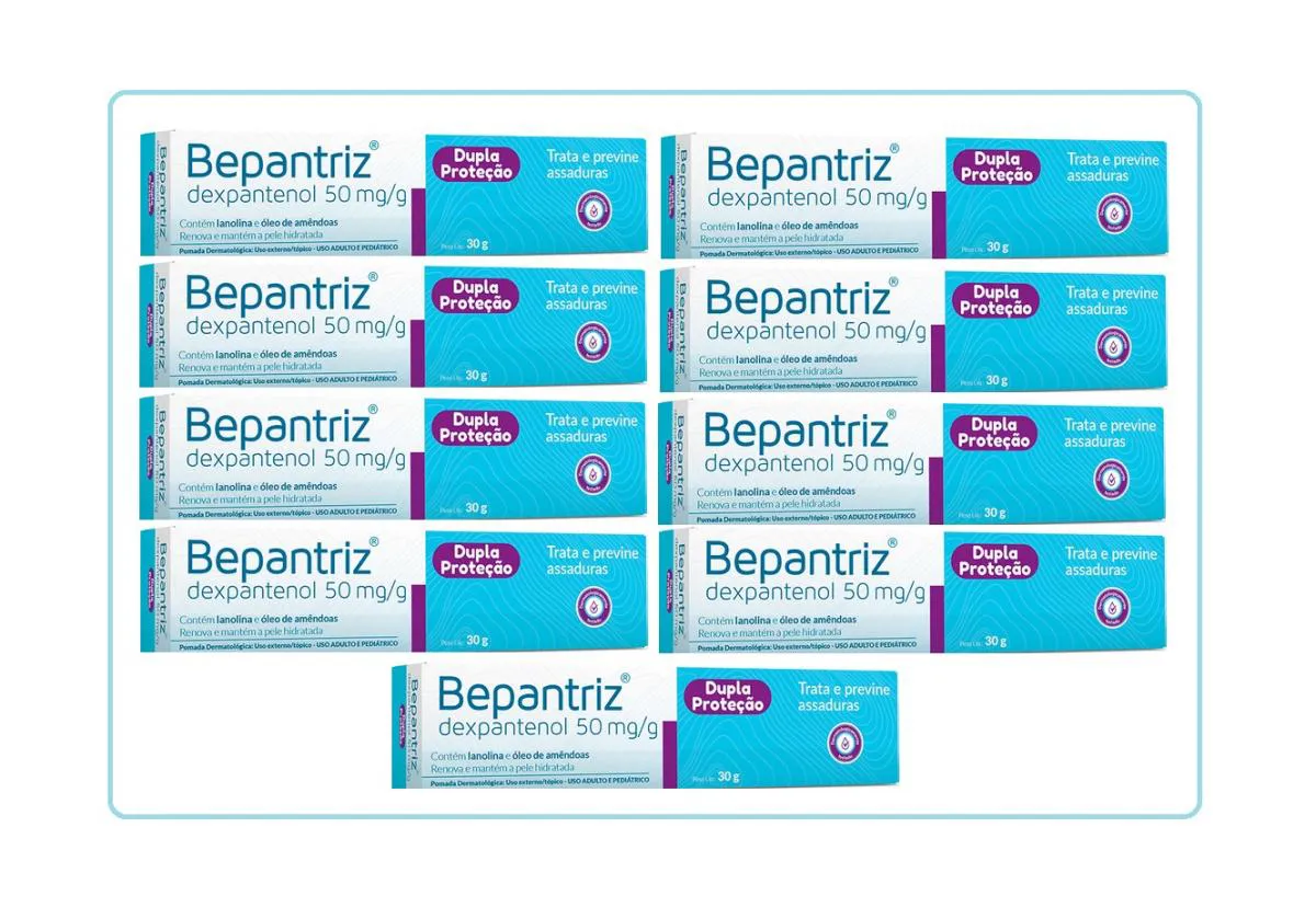 Kit 9 Pomada Dermatológica Bepantriz C30G - Cimed