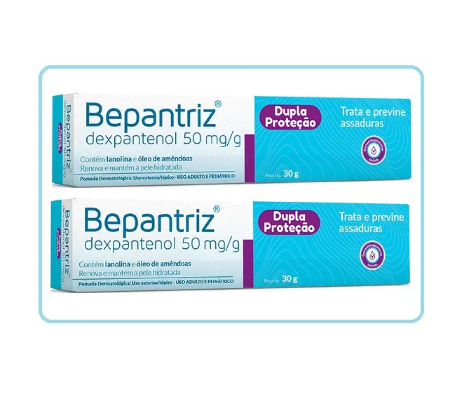 Kit 2 Pomada Dermatológica Bepantriz C30G - Cimed