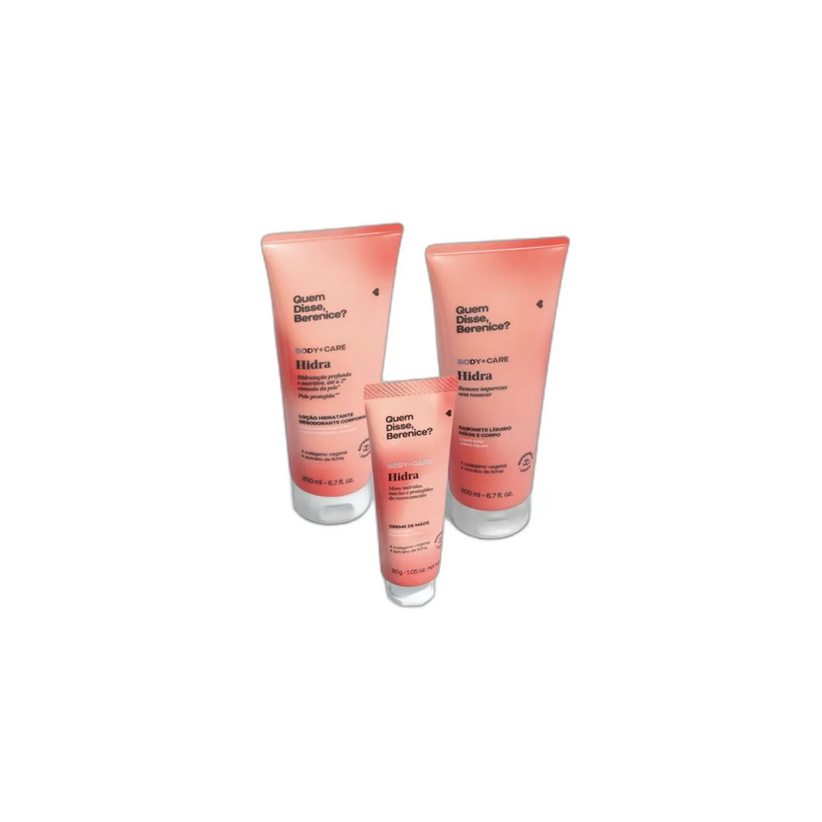 Kit Hidra: Cuidados Para Corpo E Mãos - 200Ml