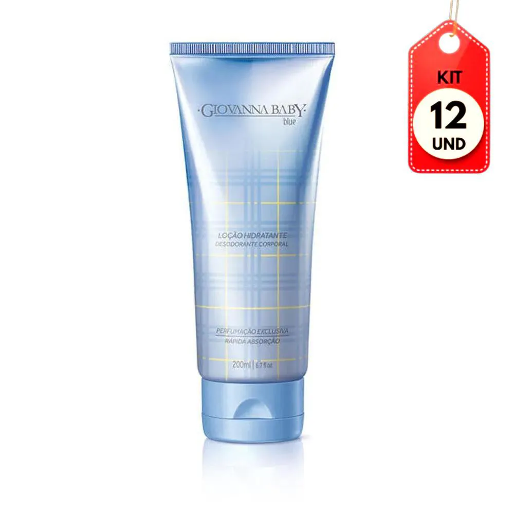 Kit C/12 Giovanna Baby Blue Hidratante 200Ml