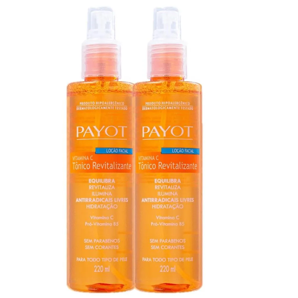 Kit Payot Vitamina C Revitalizante - Tonico Facial 220Ml (2 Unidades)