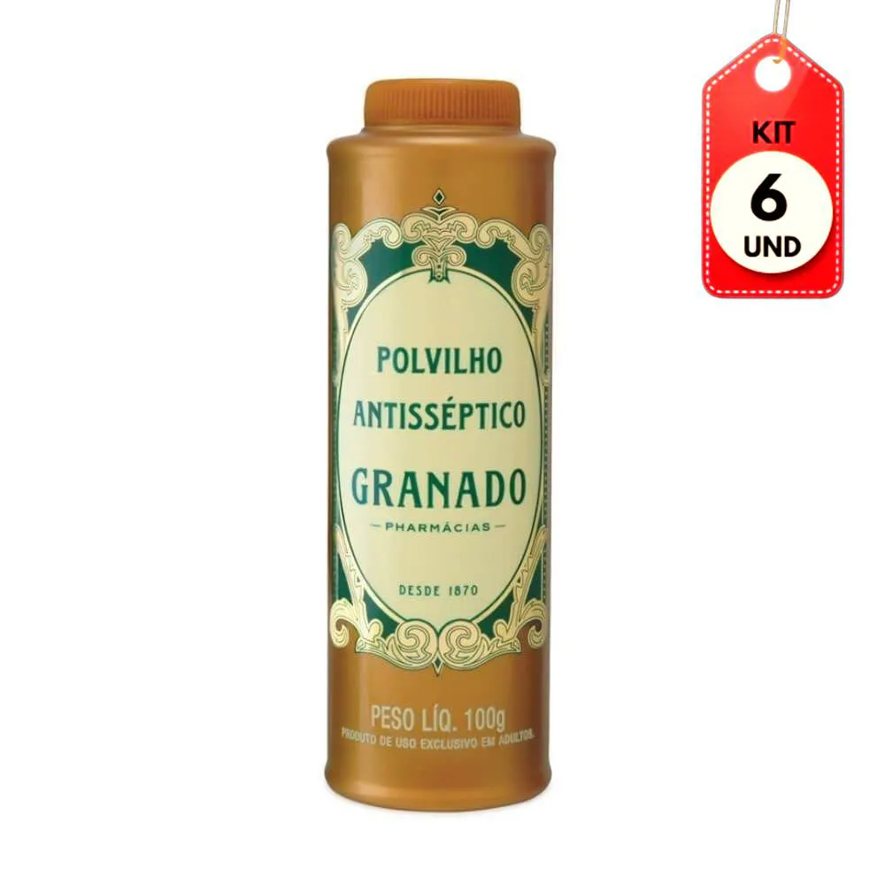 Kit C/06 Granado Tradicional Polvilho 100G