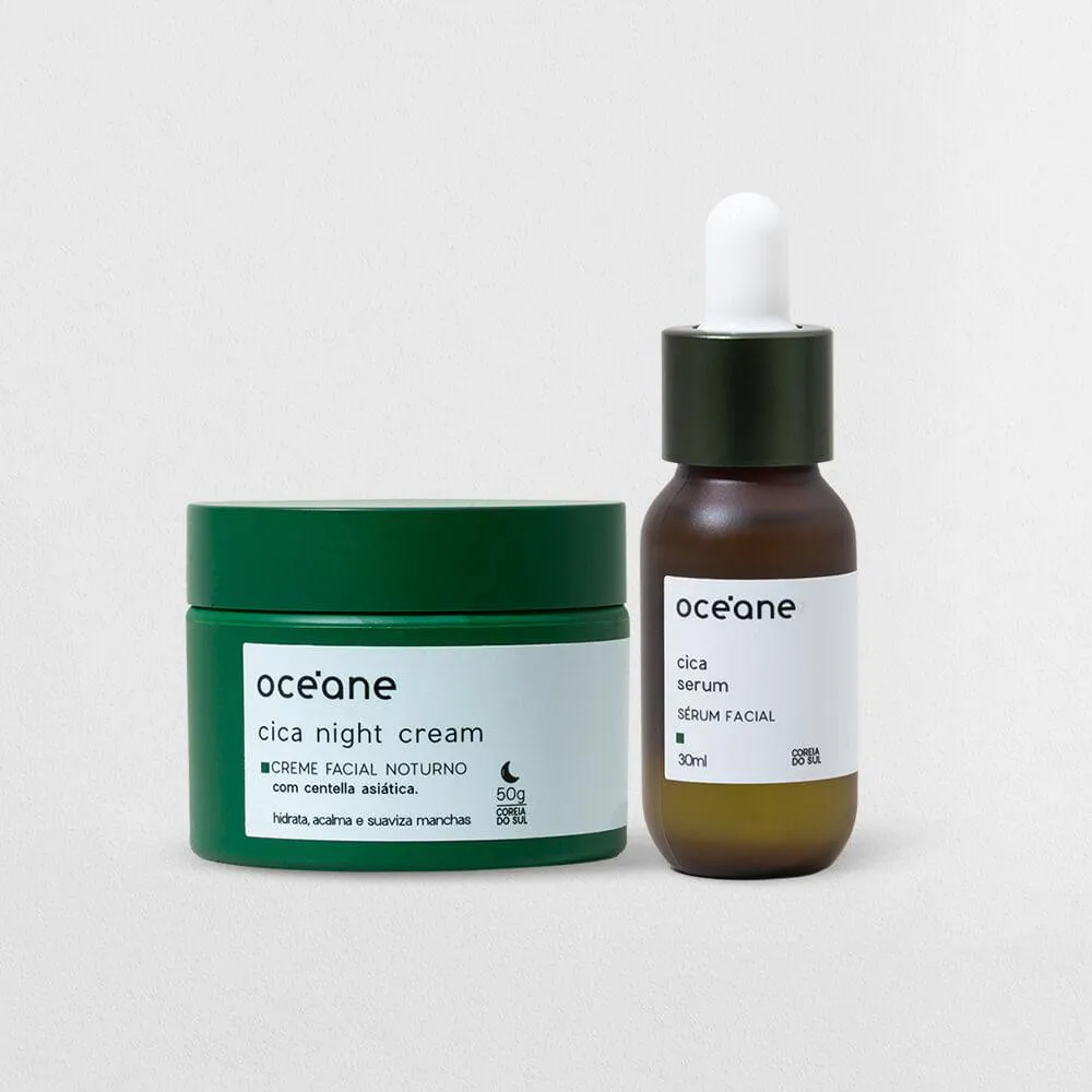 Kit Hidratação Noturna  Cica Sérum + Cica Night Cream