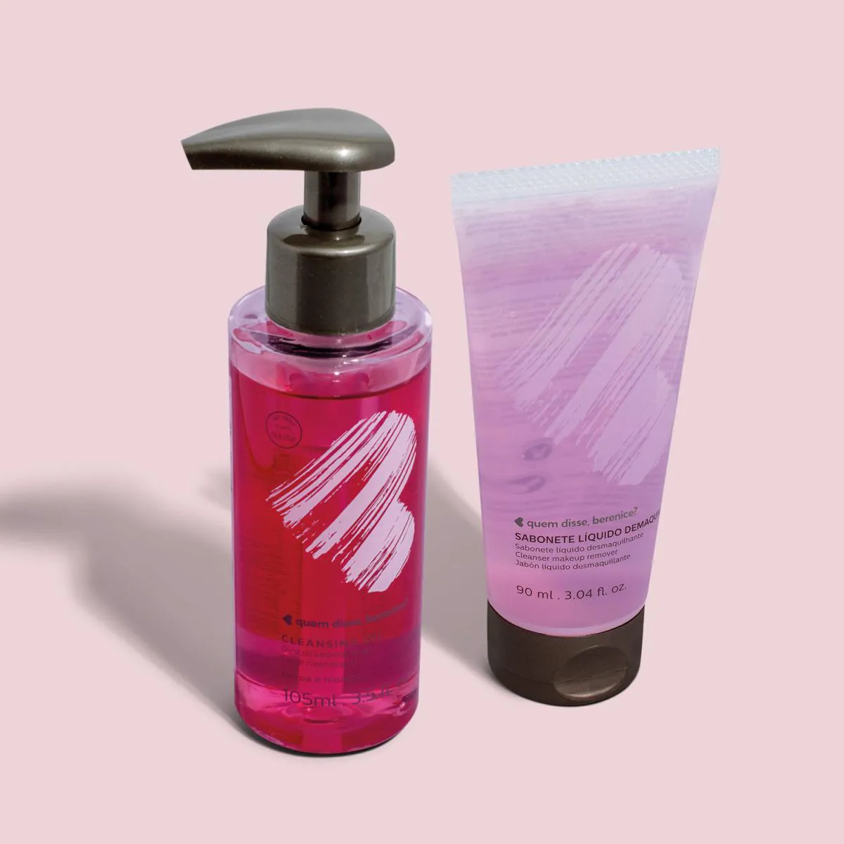 Combo Cuidados Com A Pele: Sabonete Líquido Demaquilante 90Ml + Demaquilante Cleansing Oil 105Ml