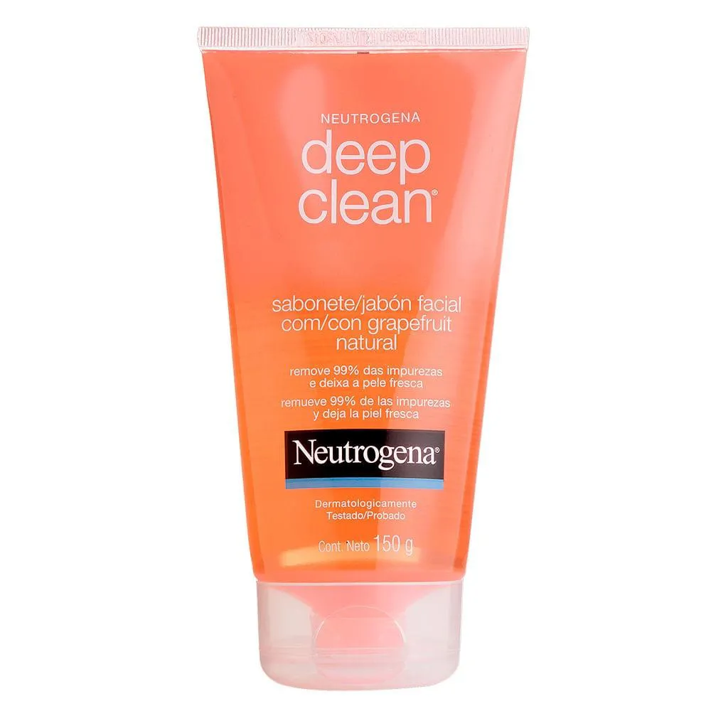 Sabonete Líquido Facial Neutrogena Deep Clean Grapefruit 150G