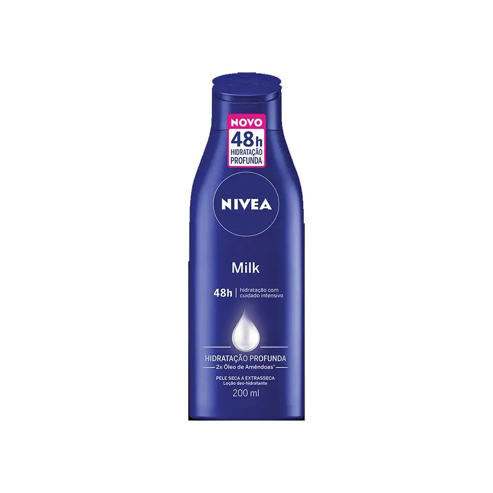 Loção Hidratante Nivea Milk Extra Seca 200Ml