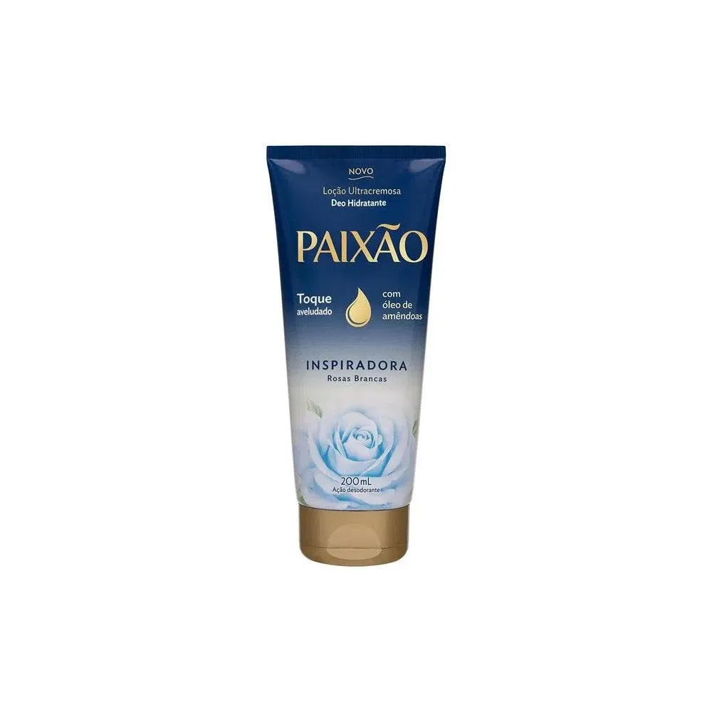 Loção Hidratante Corporal Paixão Ultracremosa Inspiradora Rosas Brancas 200Ml