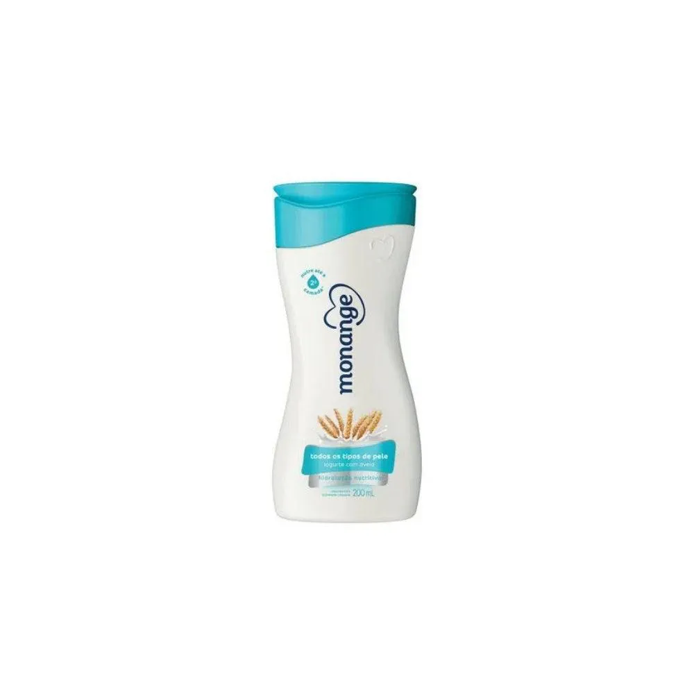 Loção Hidratante Monange Iogurte Com Aveia 200Ml