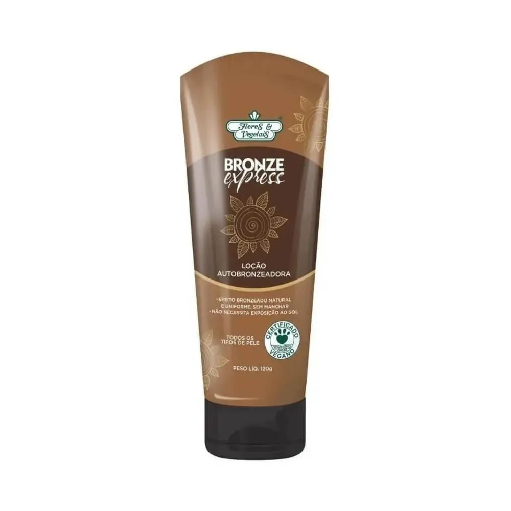 Flores & Vegetais Express Loção Autobronzeadora 120G