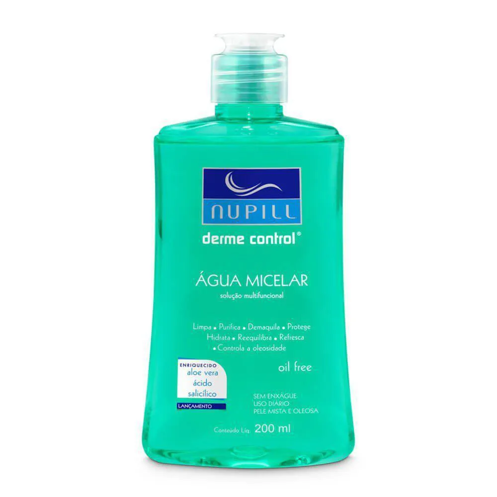 Nupill Derme Control Água Micelar 200Ml