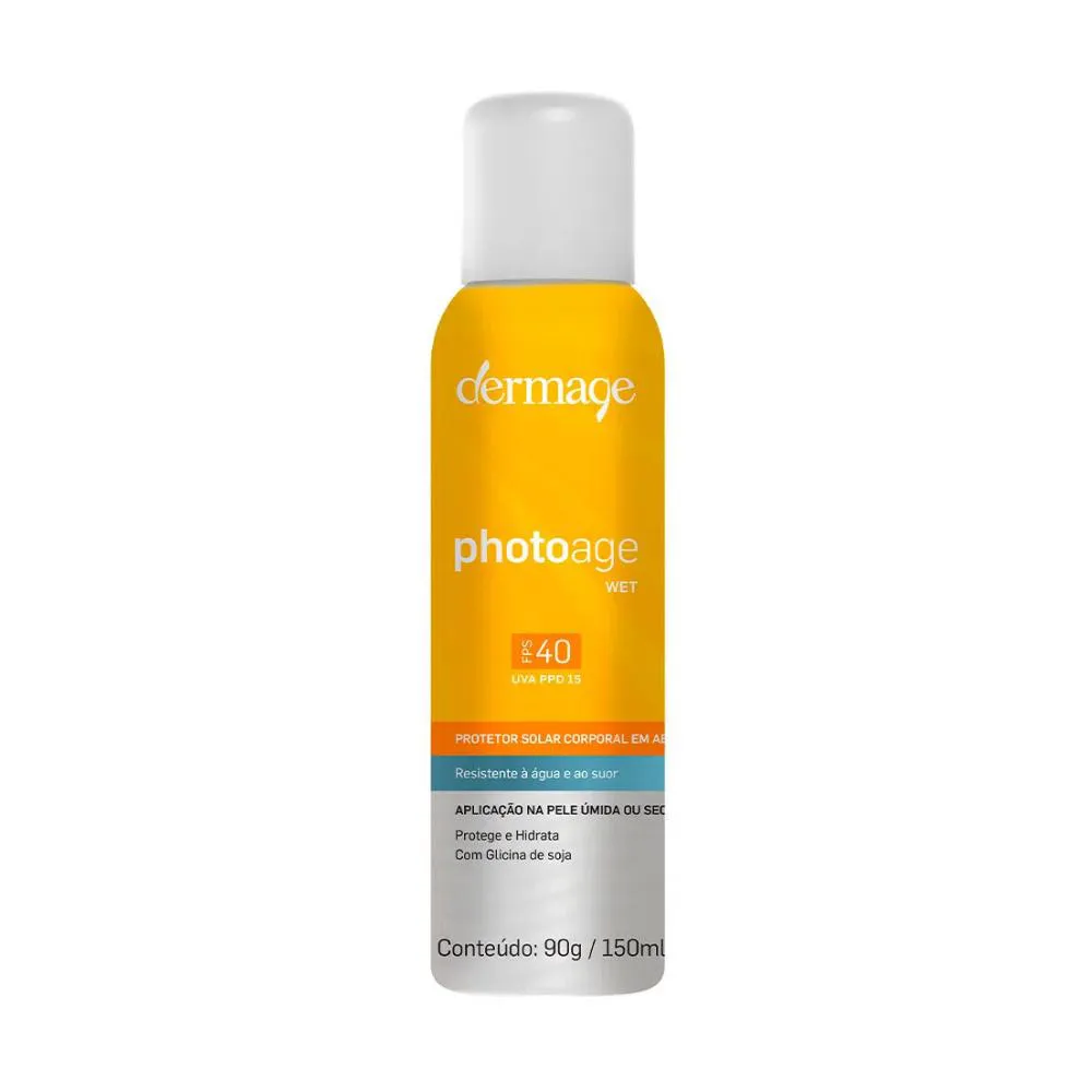 Dermage Photoage Wet Protetor Solar Aerossol Fps 40 150ml