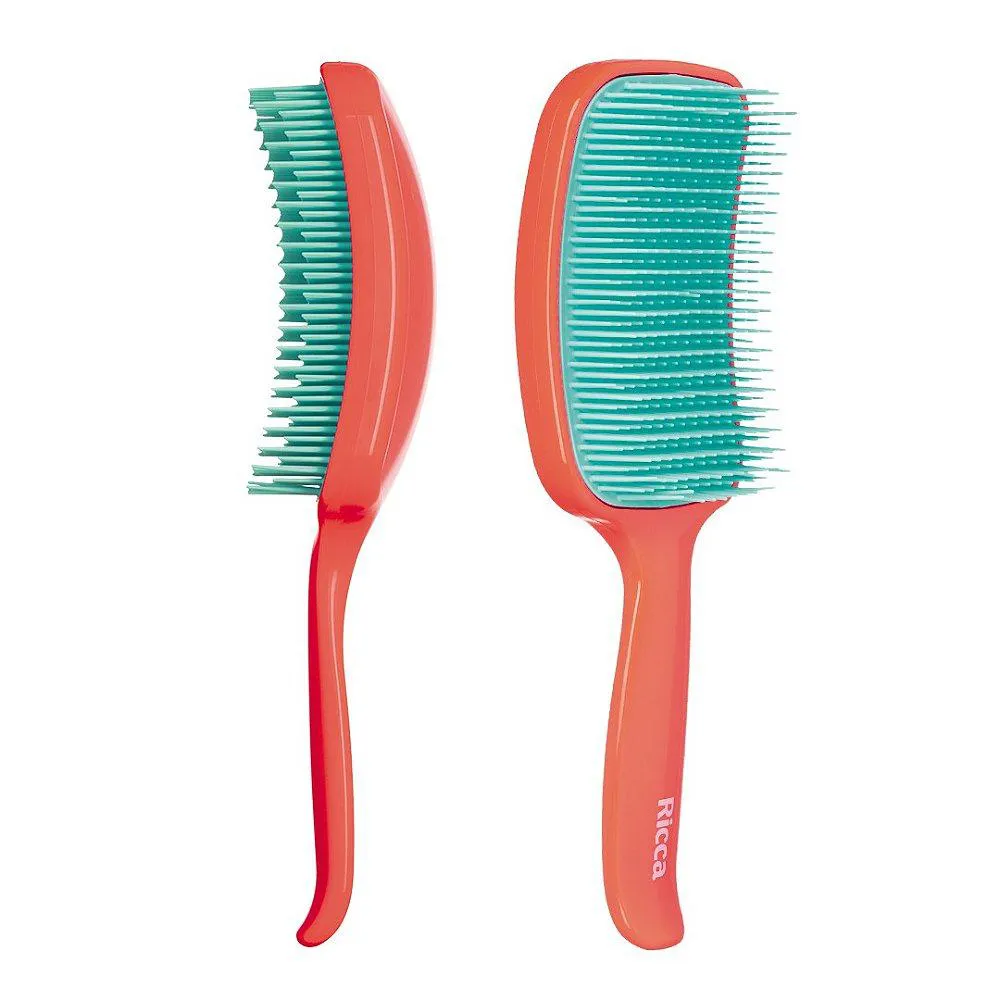 ESCOVA DE CABELO ANATôMICA FLEX HAIR DESEMBARAçANTE RACKET RED CEREJA