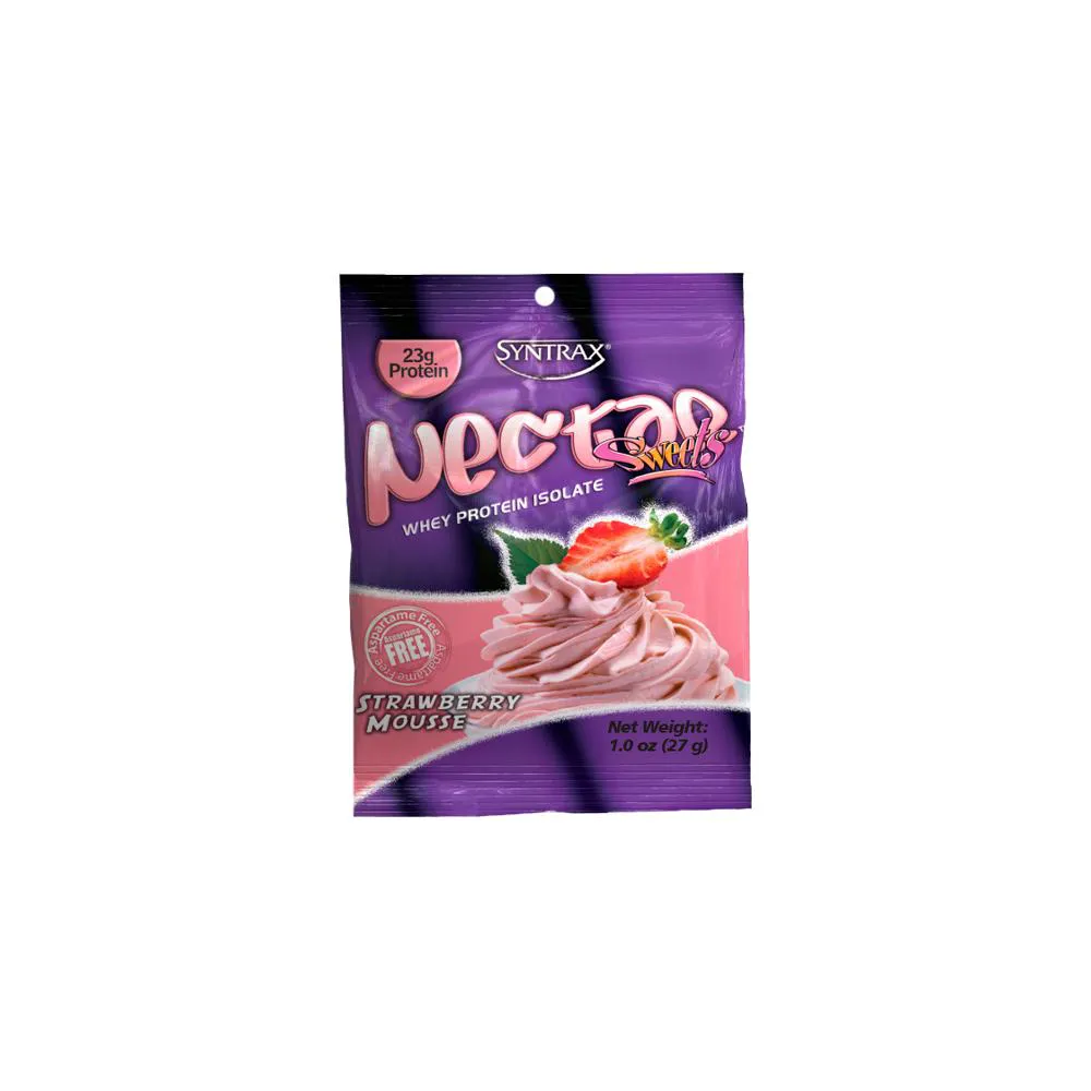 NECTAR WHEY GRAB N´ GO (SACHê) STRAWBERRY MOUSSE SYNTRAX
