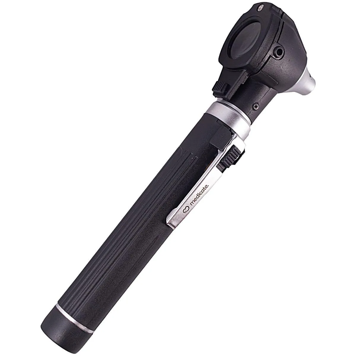 OTOSCóPIO FIBRA ÓPTICA LED MEDICATE PRETO