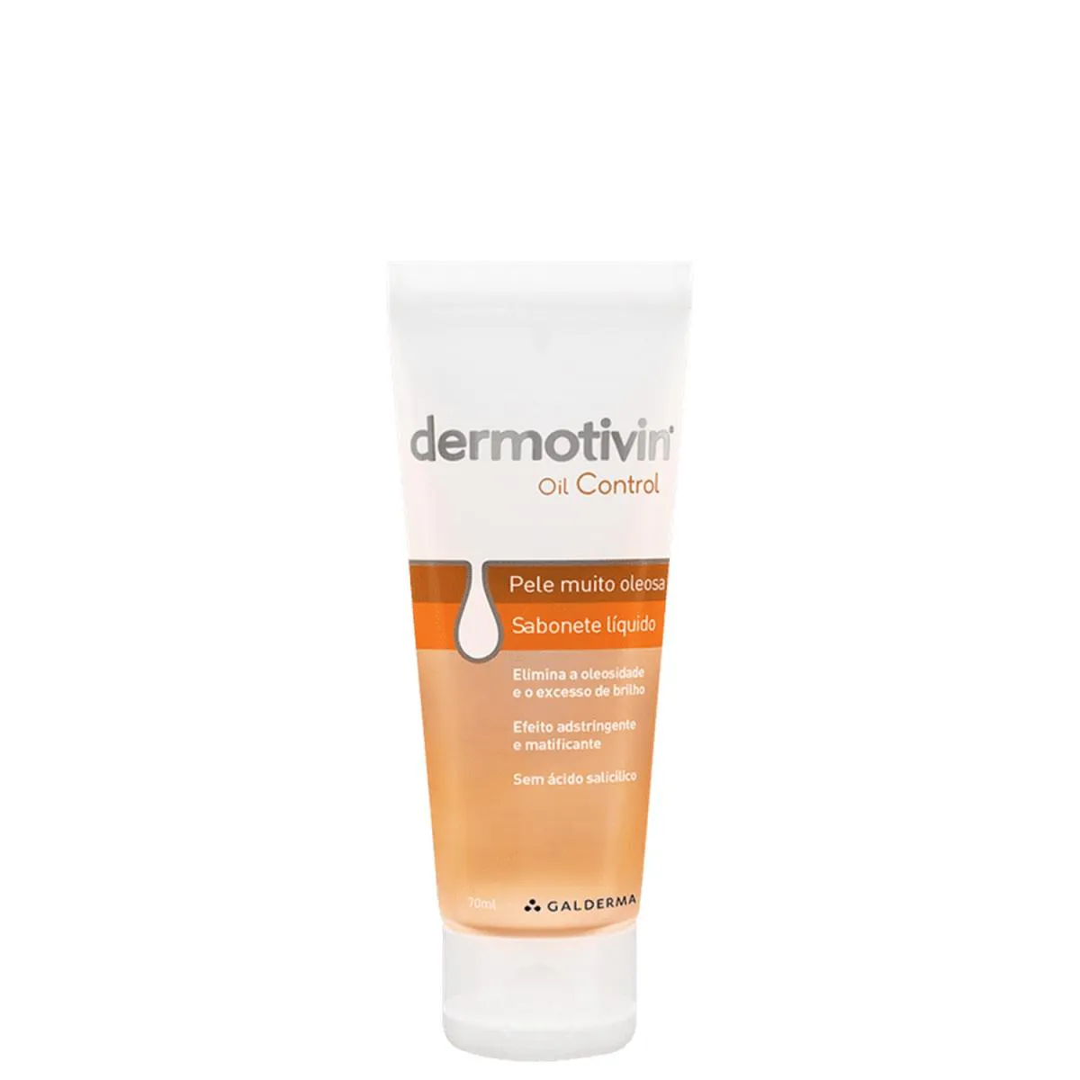 DERMOTIVIN OIL CONTROL SABONETE LíQUIDO FACIAL PELE MUITO OLEOSA 70ML