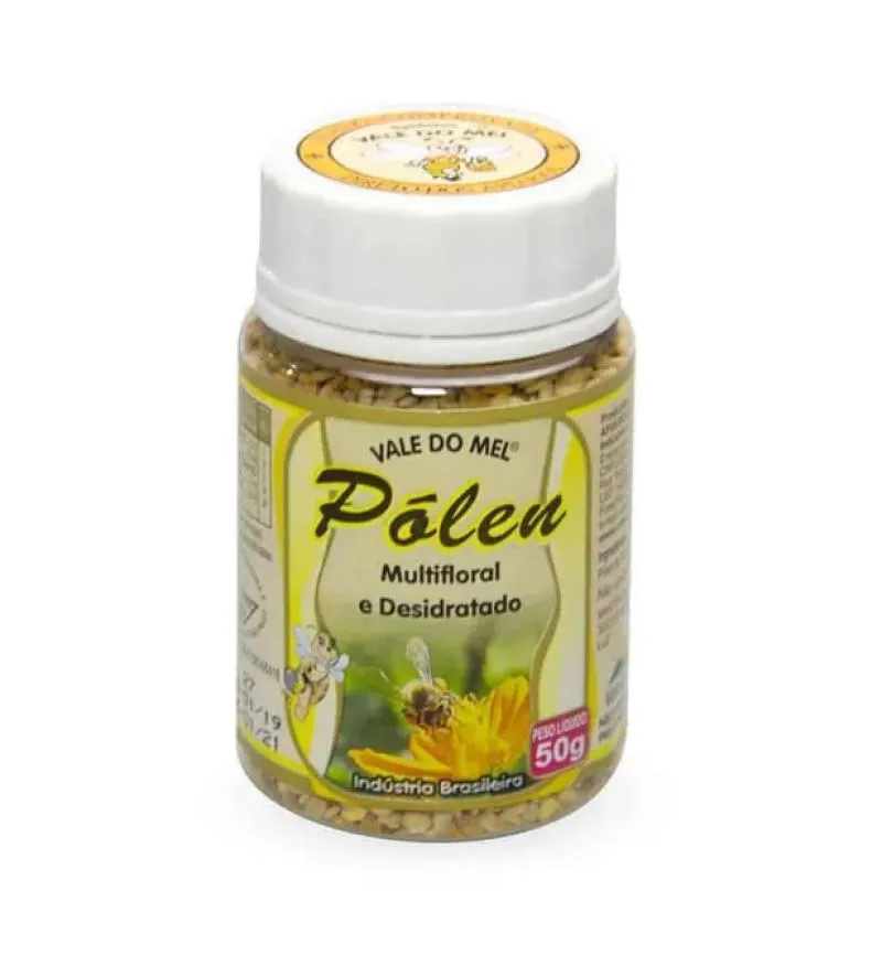 PóLEN MULTIFLORAL DESIDRATADO 50 G - VALE DO MEL