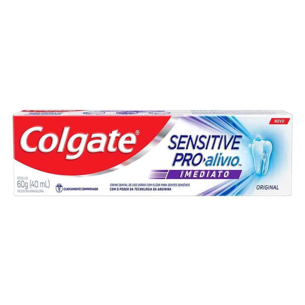 Creme Dental Colgate Pro Alívio Imediato Original 60Gr