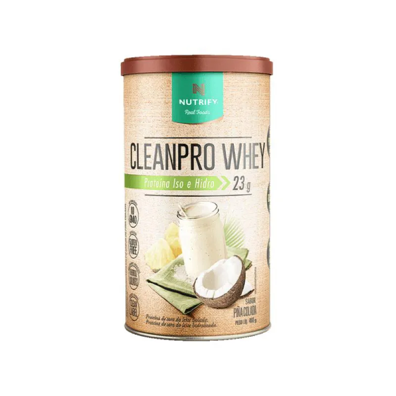 Cleanpro Whey Protein Isolado Piña Colada Nutrify 450G