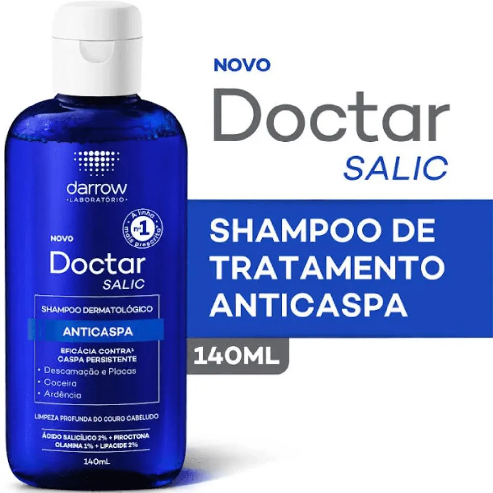 Shampoo Anticaspa Darrow Doctar Salic Antioleosidade 140ml