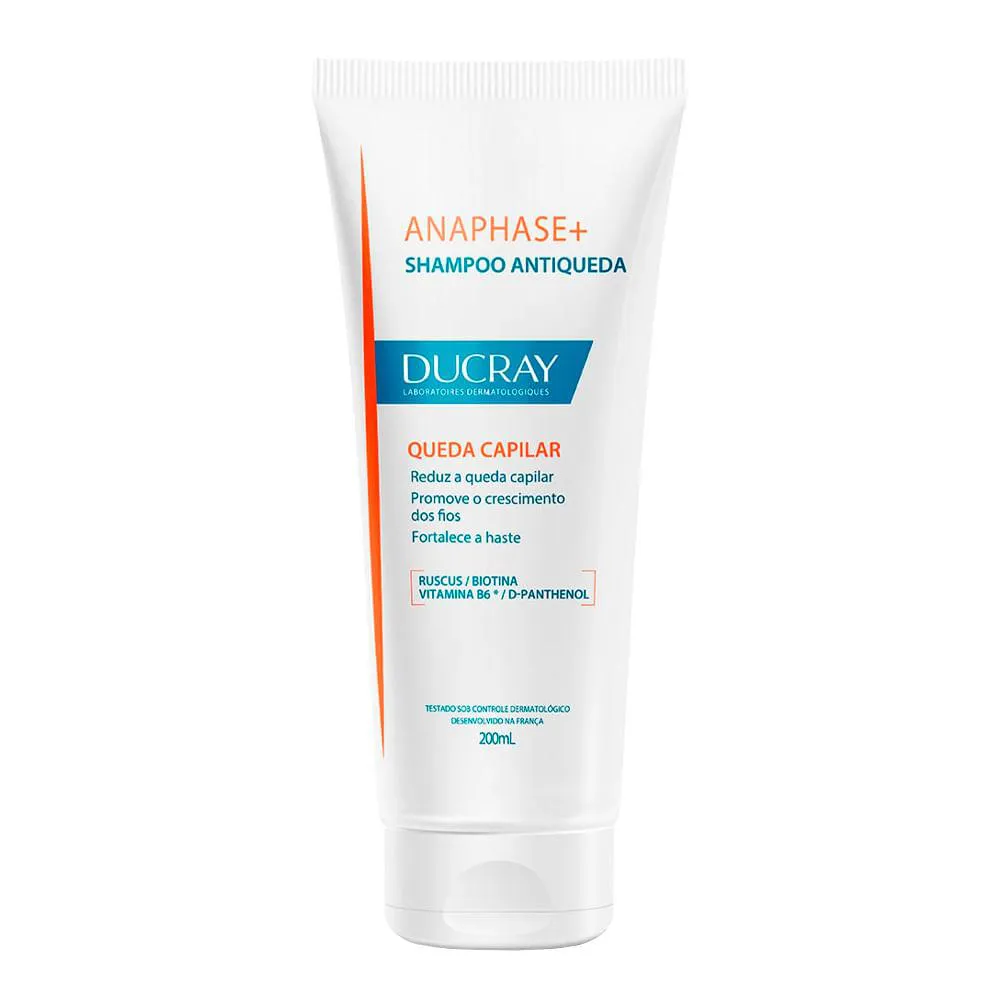 Anaphase Shampoo Antiqueda Fortalecedor Para Cabelos Fracos E Quebradiços 200Ml Ducray