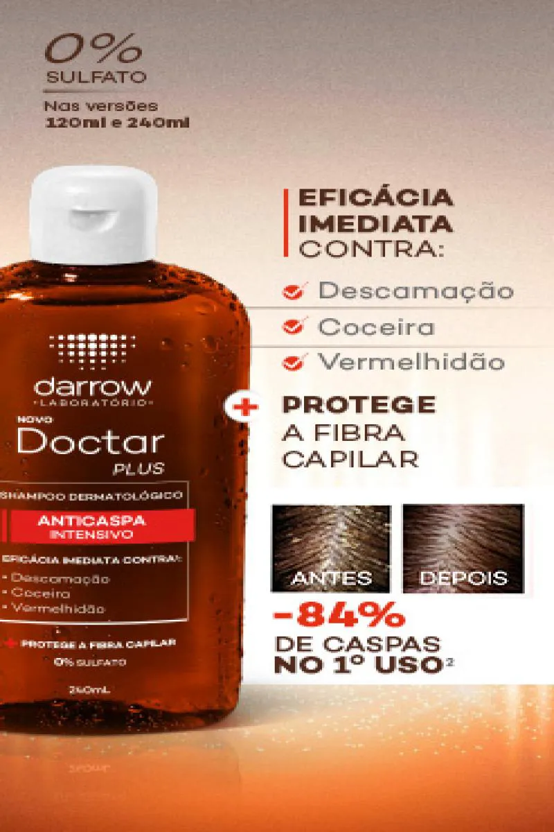 Doctar Plus Shampoo Anticaspa Intensivo 240Ml - Darrow