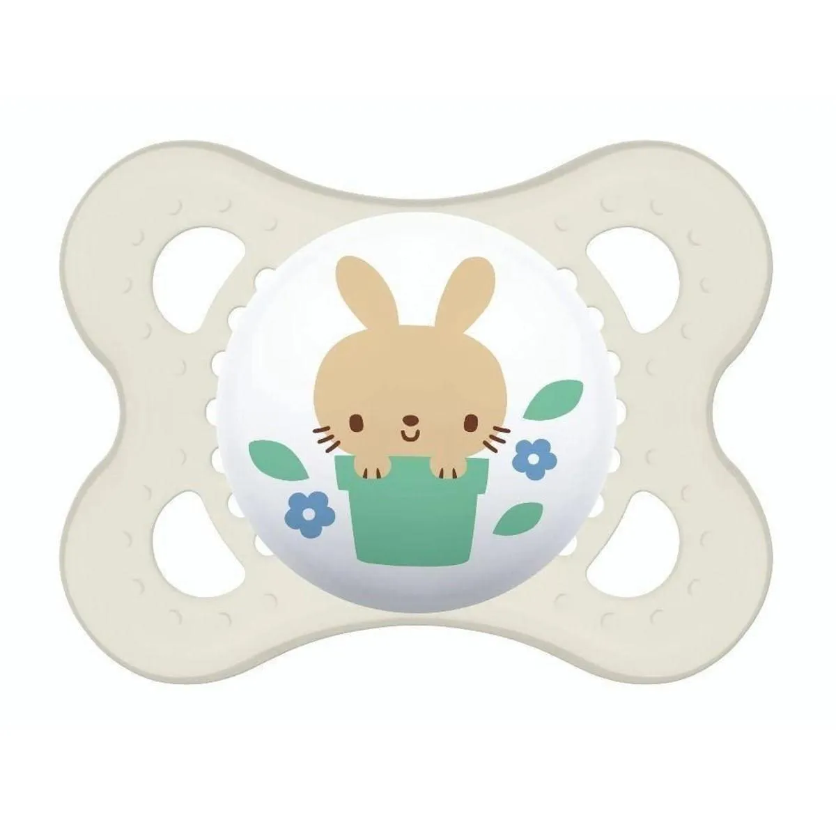 CHUPETA BICO DE SILICONE GARDEN ORIGINAL 0+ MESES NEUTRO MAM