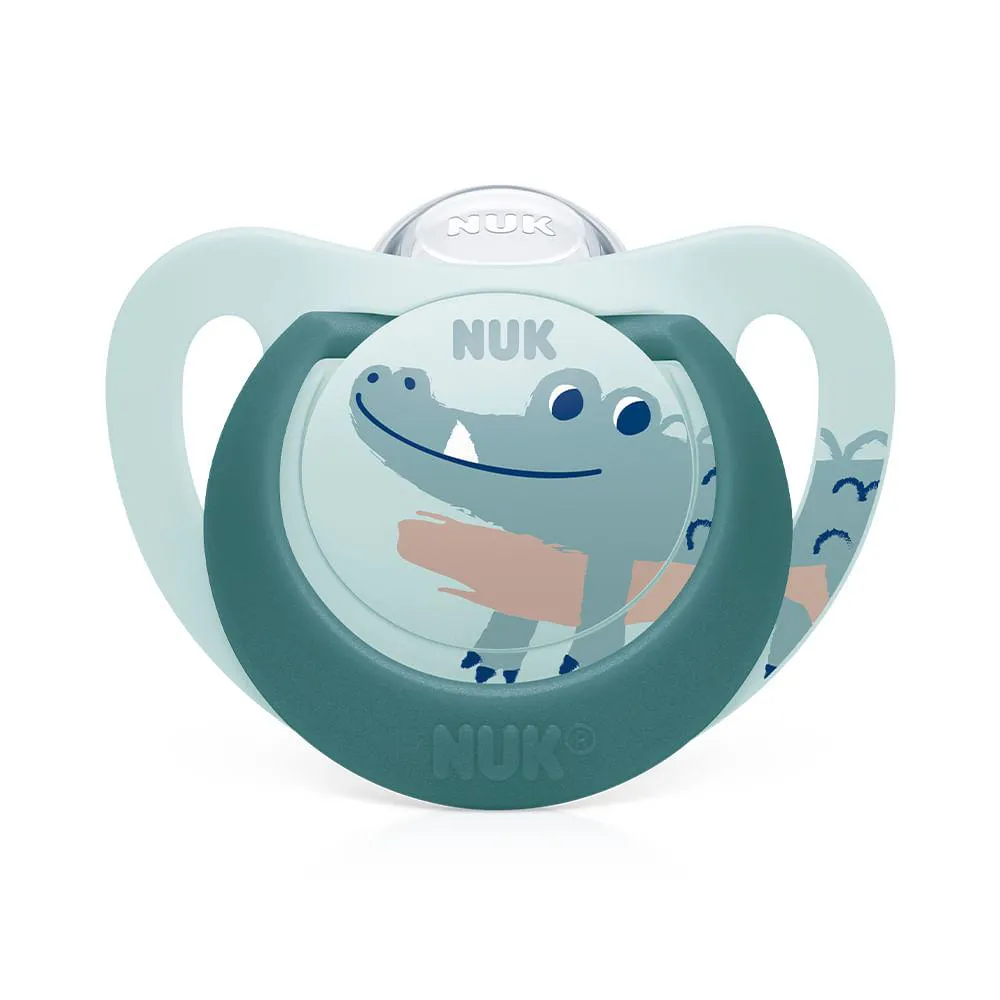 CHUPETA BICO DE SILICONE 6+ MESES STAR - NUK