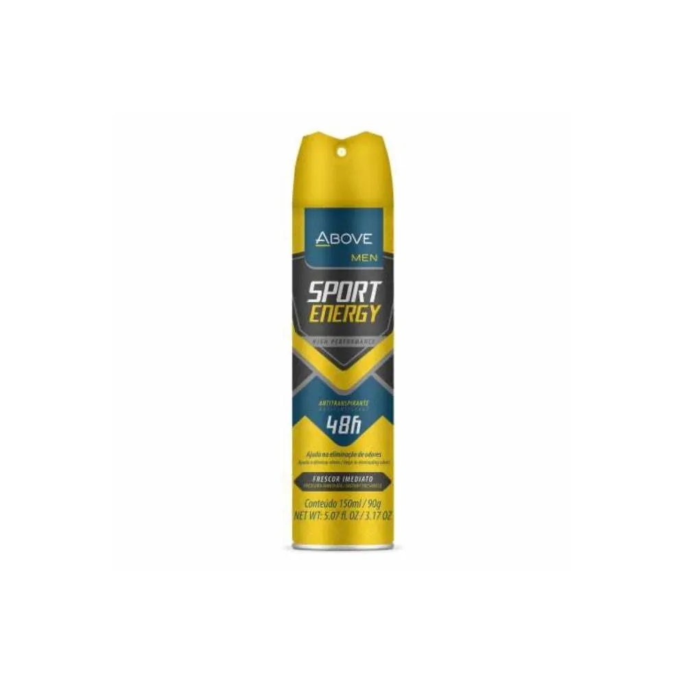 Desodorante Antitrasnpirante Aerosol Above Men Sport Energy 48H 150Ml