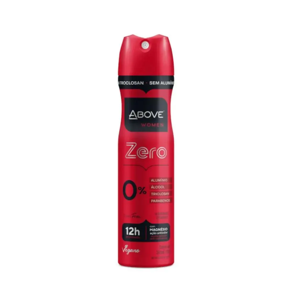 Desodorante Aerosol Above Feel Free Sem Alumínio Women 150Ml