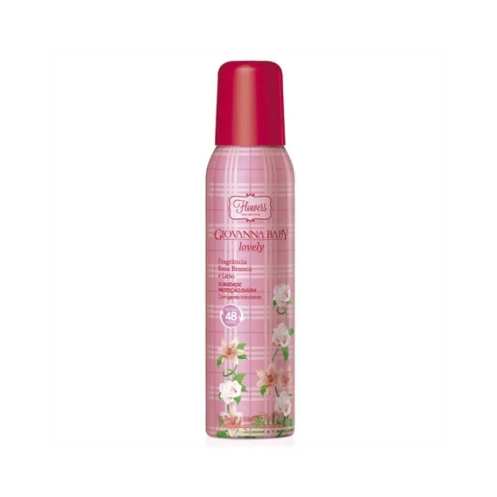 Desodorante Antitranspirante Aerosol Giovanna Baby Lovely Feminino 150Ml
