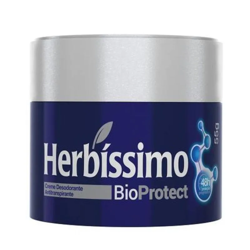 Desodorante Antitranspirante Creme Herbíssimo Bioprotect Cedro 55G