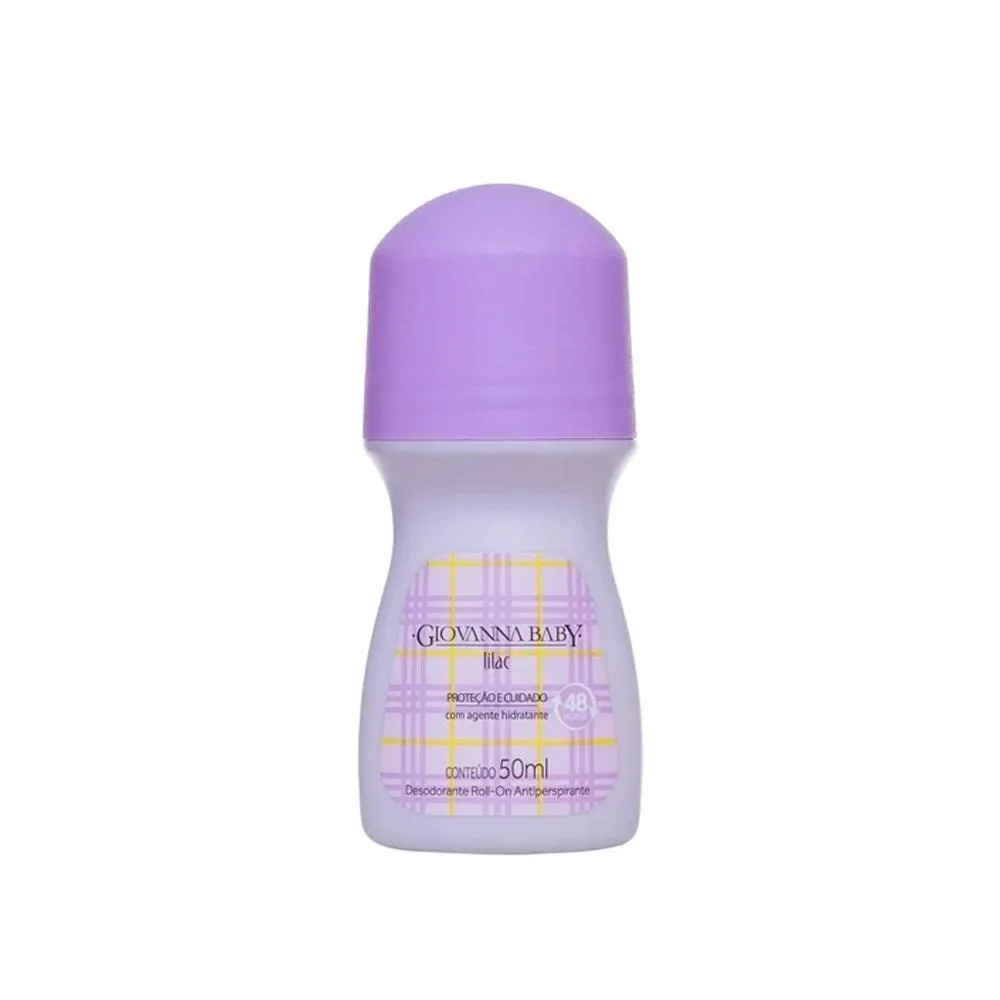 Desodorante Antitranspirante Roll-On Giovanna Baby Lilac Feminino 48H 50Ml