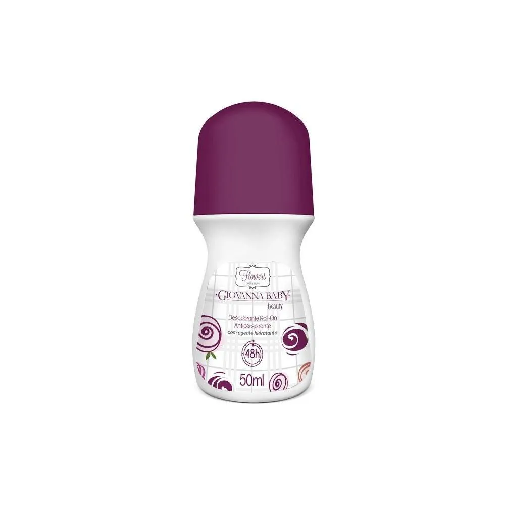 Desodorante Antitranspirante Roll-On Giovanna Baby Flowers Collection Beauty Feminino 48H 50Ml