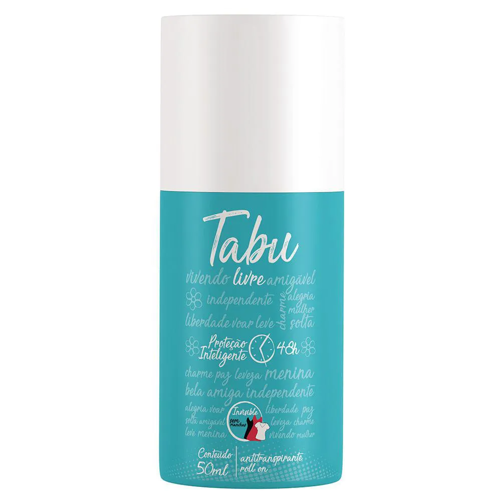 Desodorante Roll On Antitranspirante Tabu Livre 50Ml