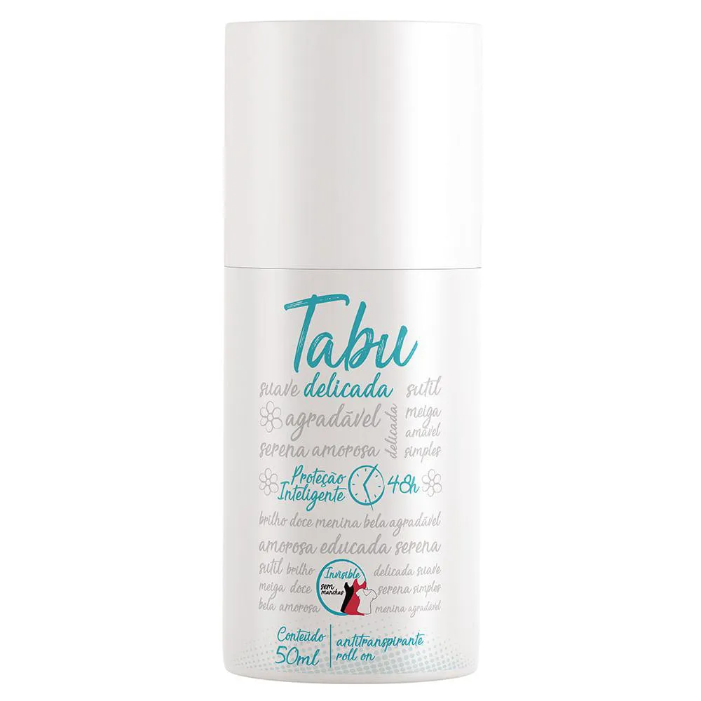 Desodorante Roll On Antitranspirante Tabu Delicada 50Ml