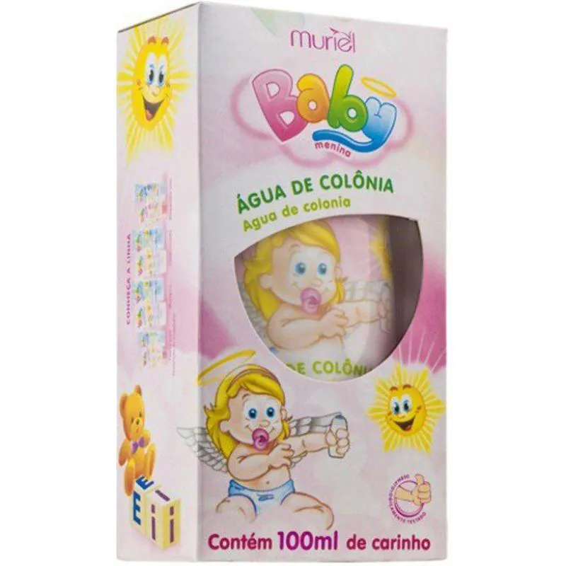 Baby Menina Muriel Deo Colônia 100Ml - Colônia Infantil 