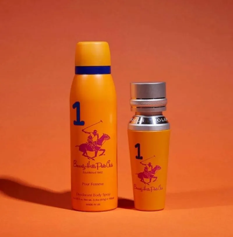 Kit Polo Club Nº1 Beverly Hills Feminino Eau de Toilette 50ml+ Desodorante 150ml
