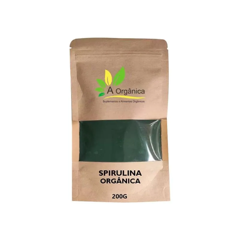 SPIRULINA 100% PURA PREMIUM 200G À ORGâNICA