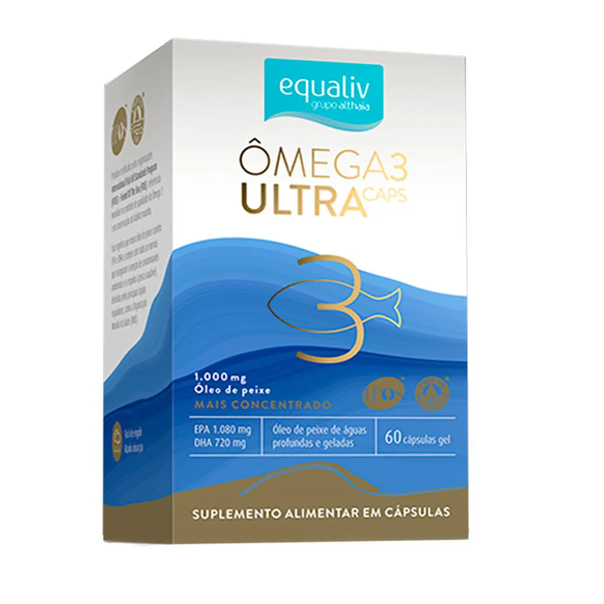 OMEGA 3 EQUALIV ULTRA CONCENTRADO 1000MG 60 CAPSULAS