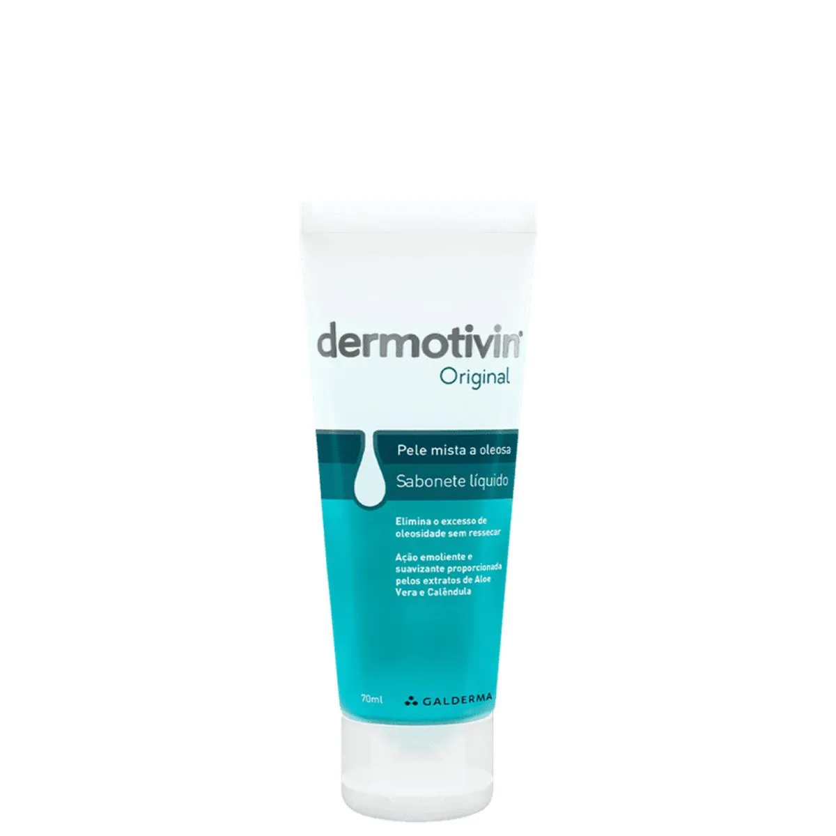 DERMOTIVIN ORIGINAL SABONETE LíQUIDO FACIAL PELE MISTA A OLEOSA 70ML