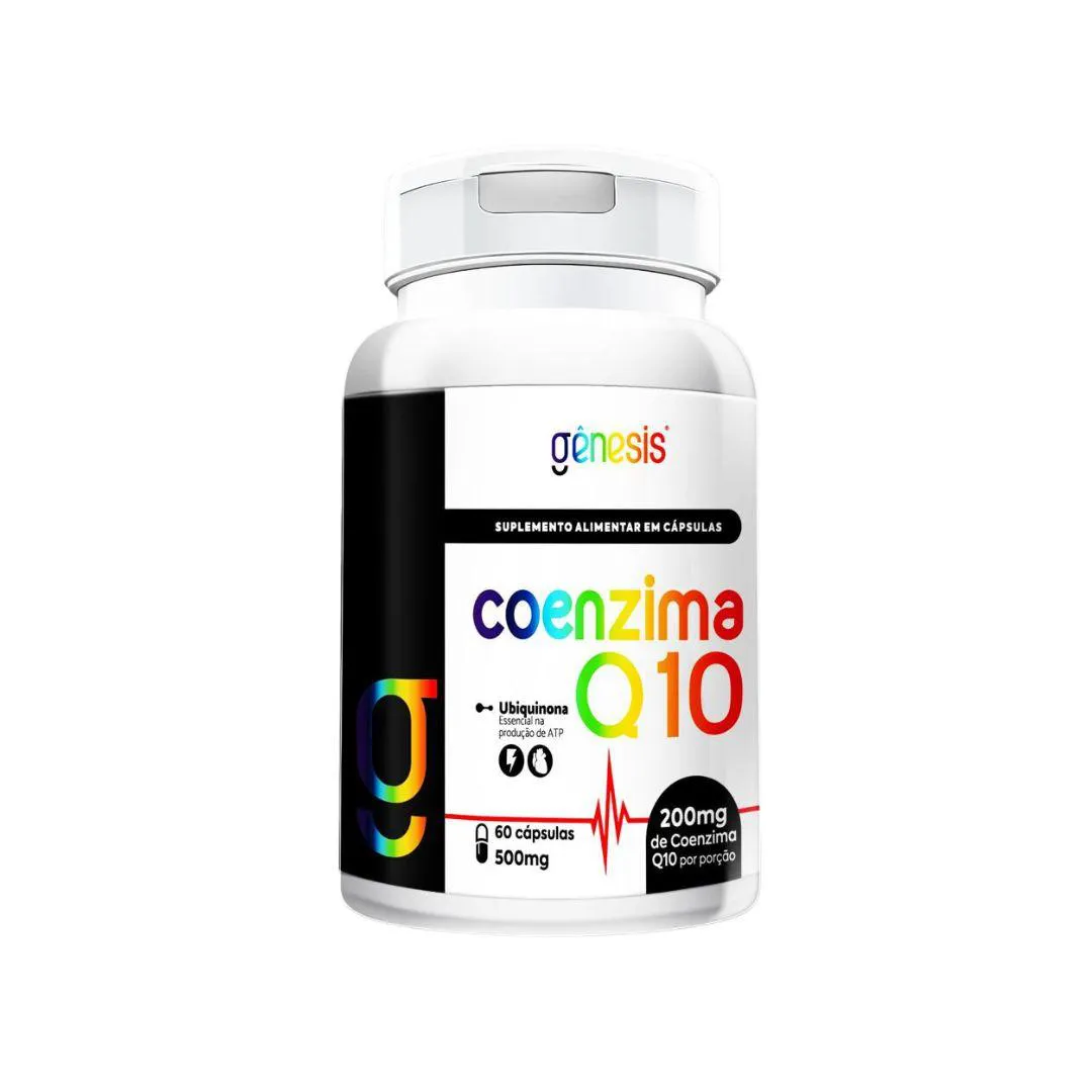 COENZIMA Q10 200MG 60 CáPSULAS GENESIS SEM Sabor