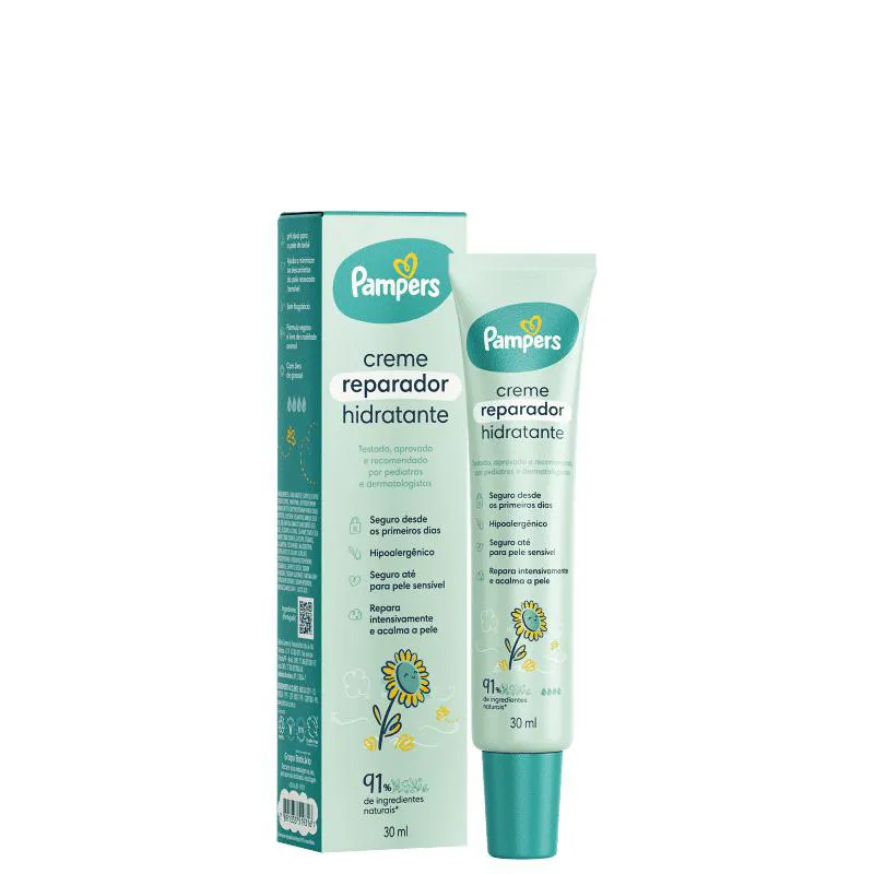 PAMPERS CREME REPARADOR HIDRATANTE CORPORAL 30ML