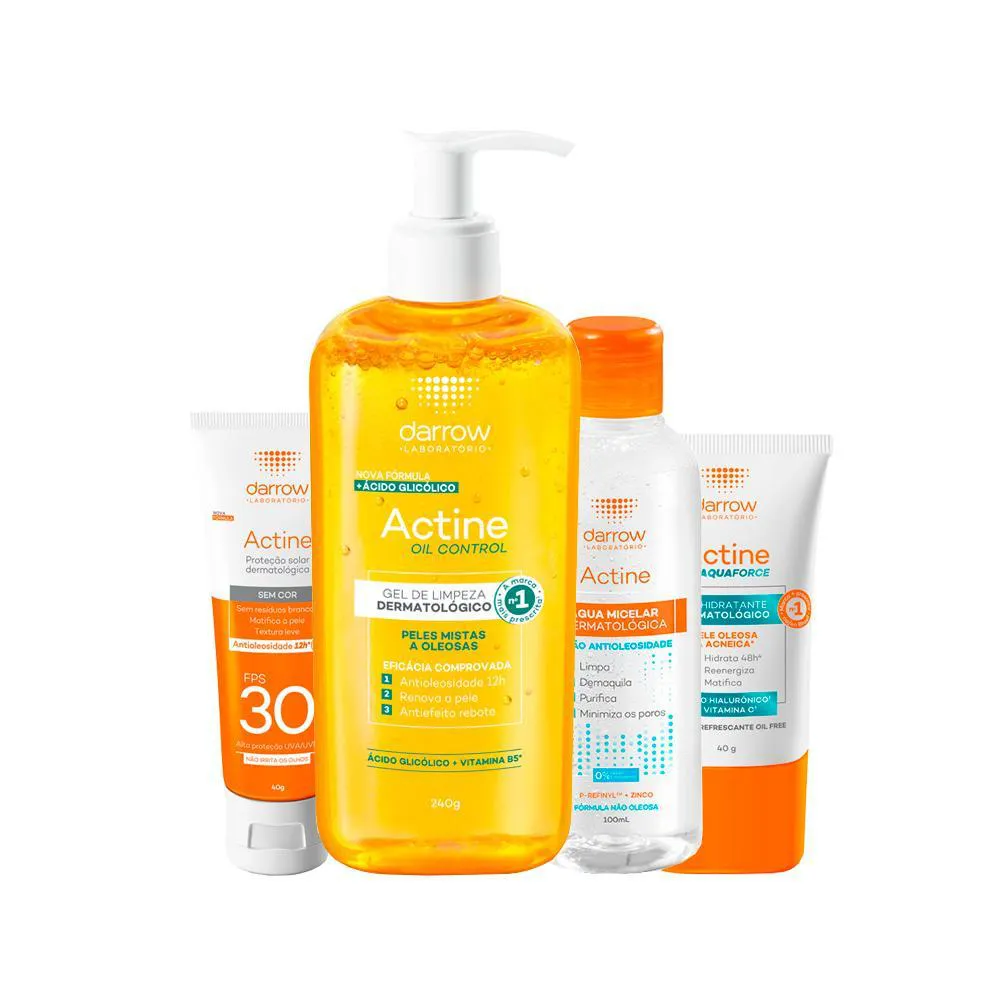 KIT FACIAL DARROW OIL CONTROL - 4 PRODUTOS