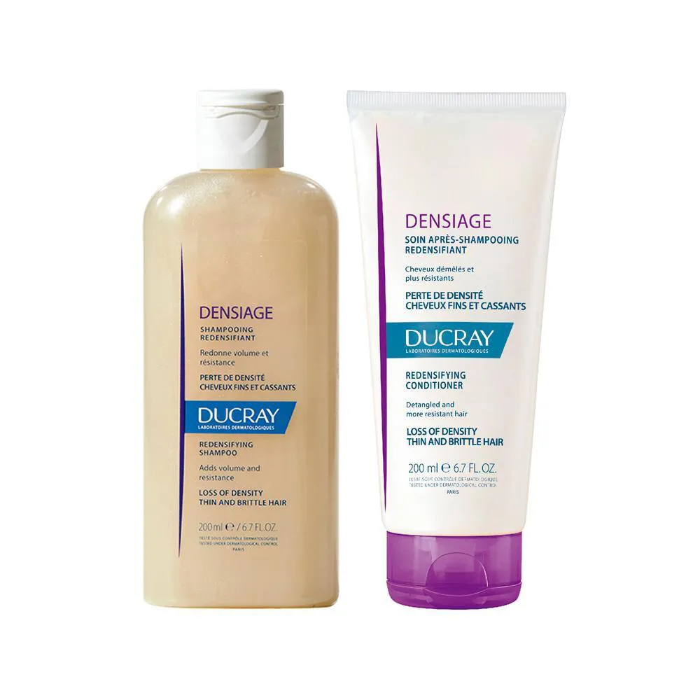 KIT DUCRAY DENSIAGE ANTIENVELHECIMENTO - SHAMPOO 200 ML E CONDICIONADOR 200 ML