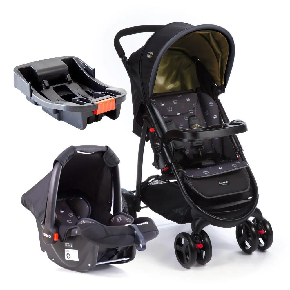 Travel System Nexus 3.0 Trio Cosco - Preto Royal