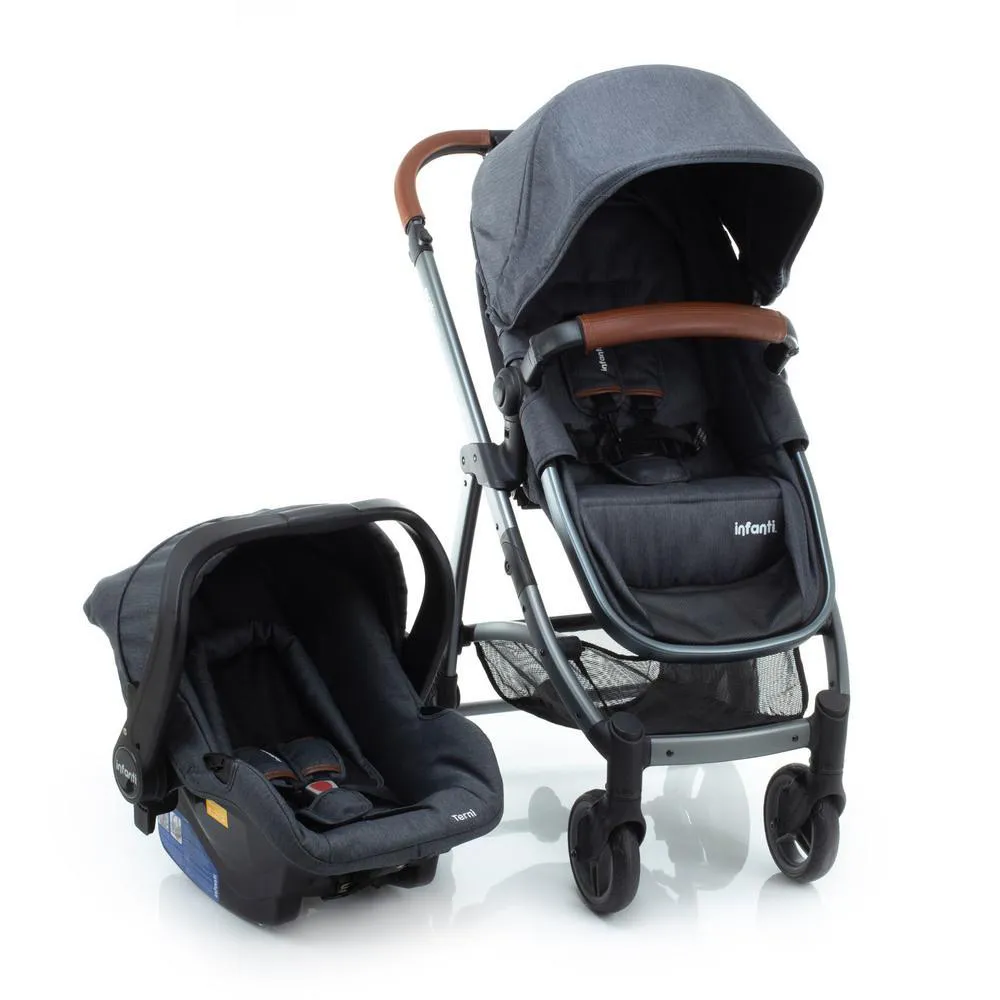 Travel System Epic Lite Trio Infanti Grey Vintage