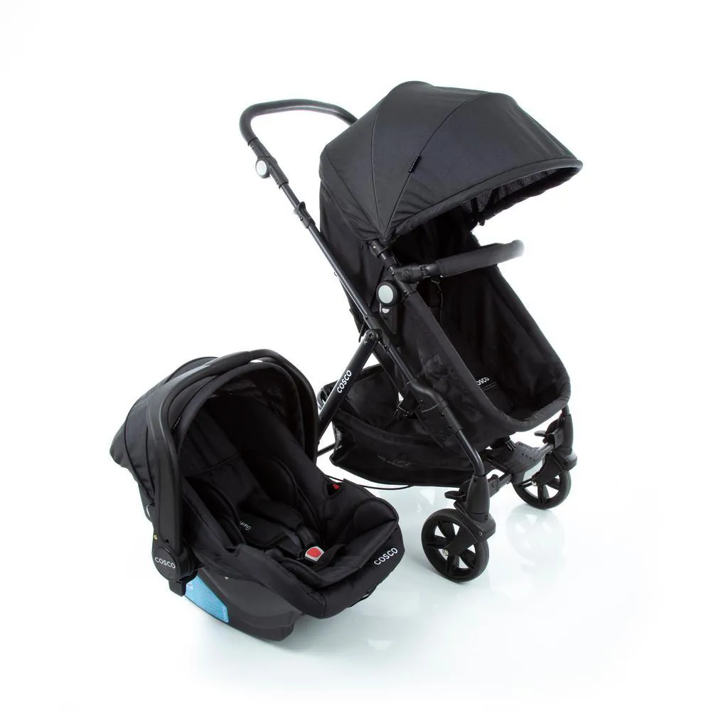 Travel System Poppy Duo Cosco - Preto Mescla