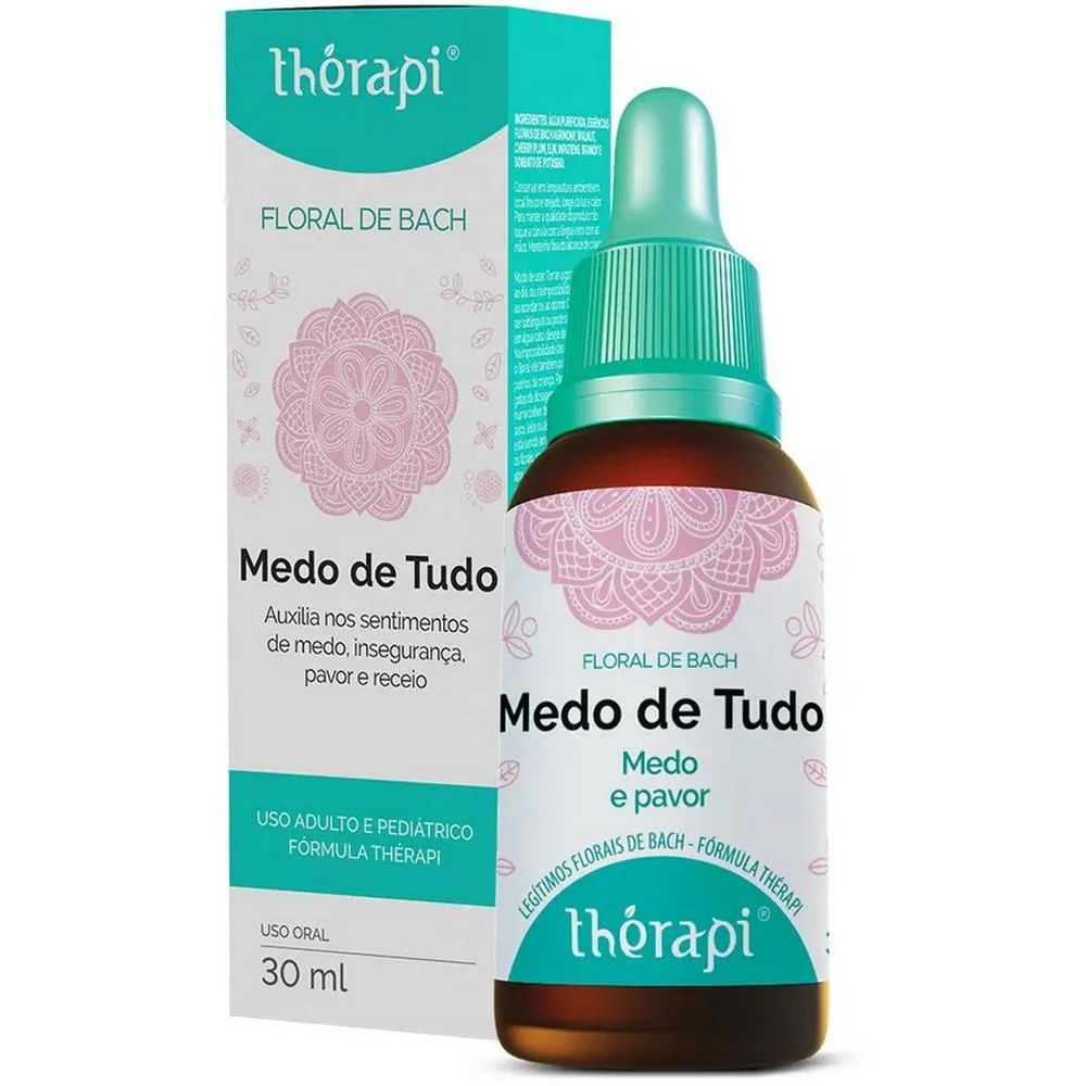 Floral De Bach Thérapi - Medo De Tudo - 30Ml