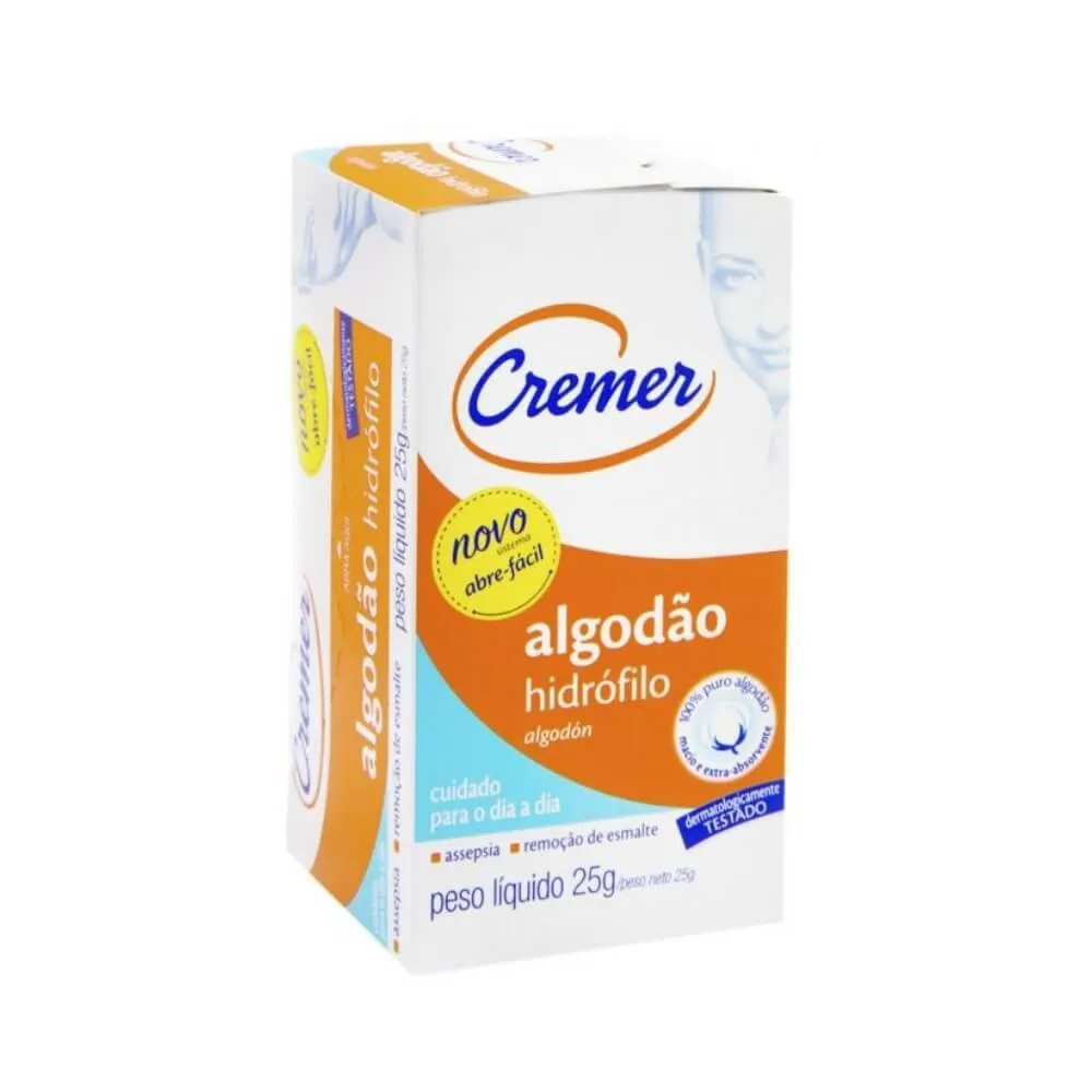 Cremer Algodão Caixinha 25G